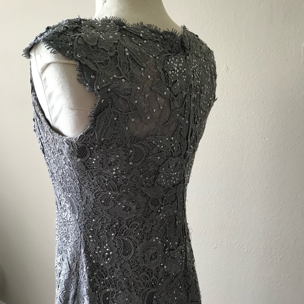 Rina DeMontella Lace/Rhinestone Gala Evening Gown - Picture 6 of 6